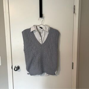 Dynamite- Top with knitted sweater